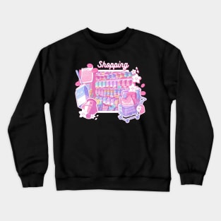 The cute groceries and the shopping related things Crewneck Sweatshirt